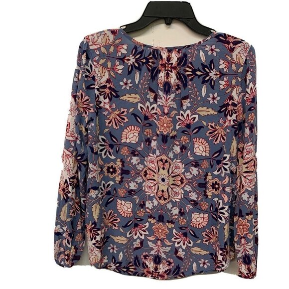 Old Navy Womens Multicolor Floral Print Blouse - Picture 2 of 4